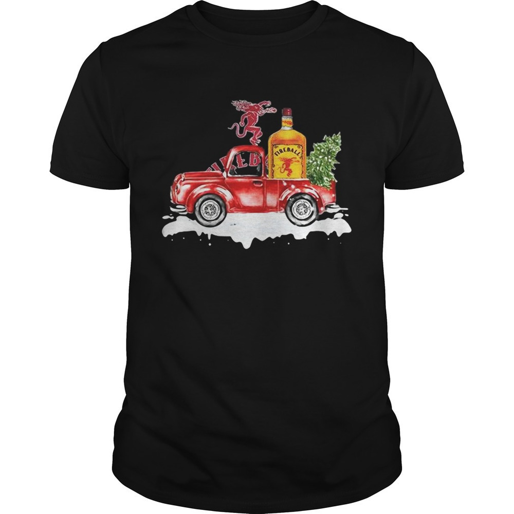 Fireball Cinnamon Whisky Christmas Truck Shirt